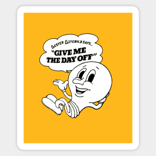 Lester Lightbulb Sticker